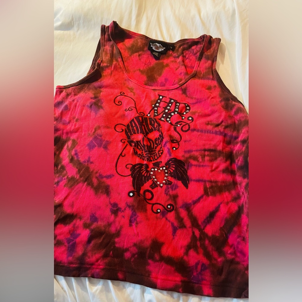 Women’s Harley-Davidson tie-dye tank- Size 1W